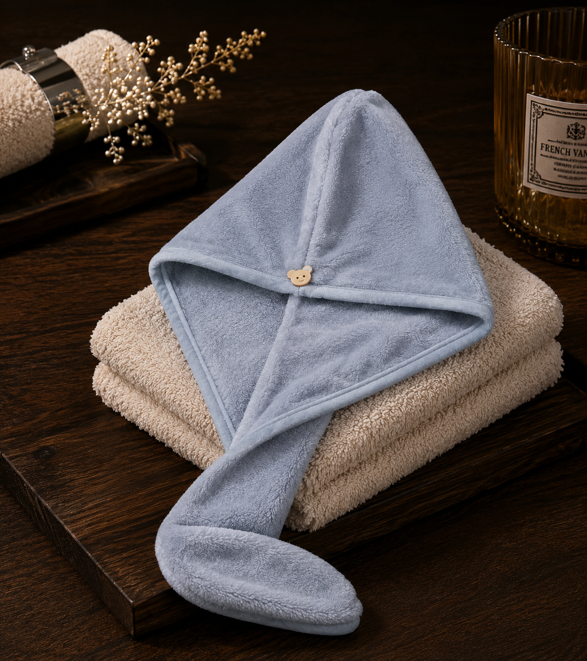 Microfibre hair towel