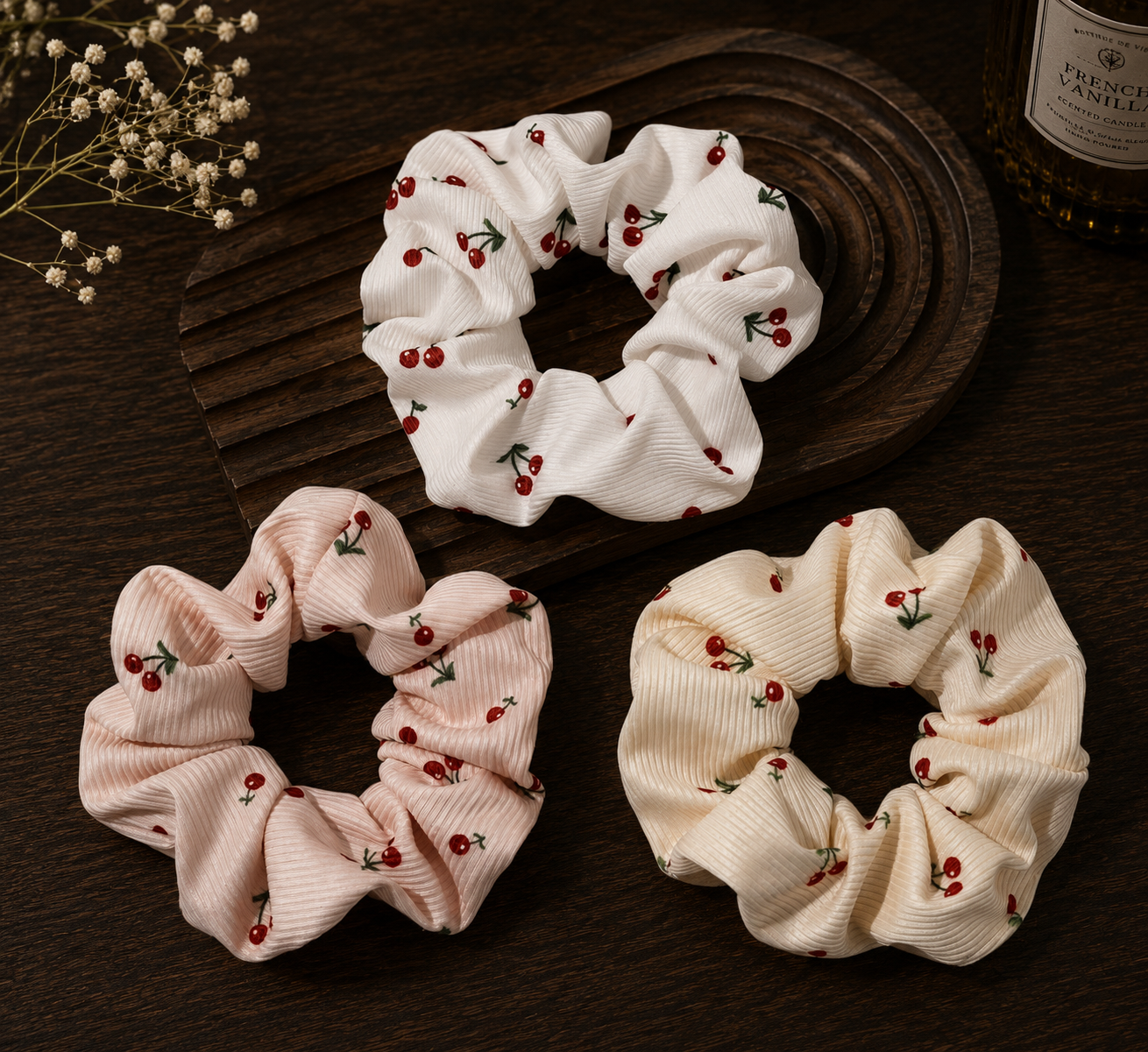 3 piece scrunchie combo