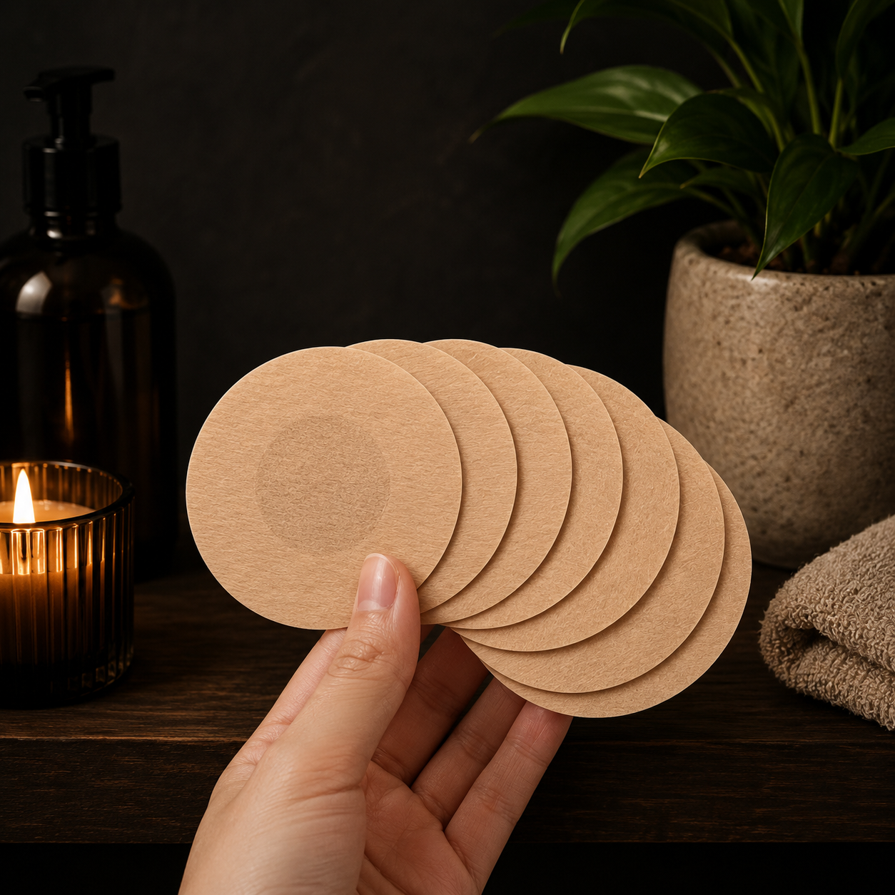 Disposable nipple pad kit