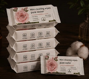 Pure water hygienic mini wipes