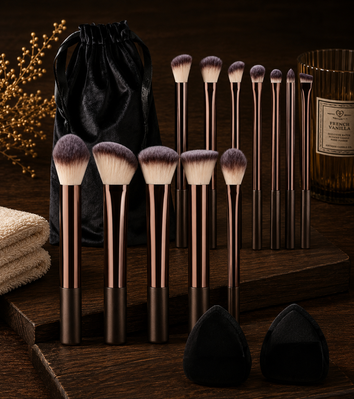 15 piece brush kit