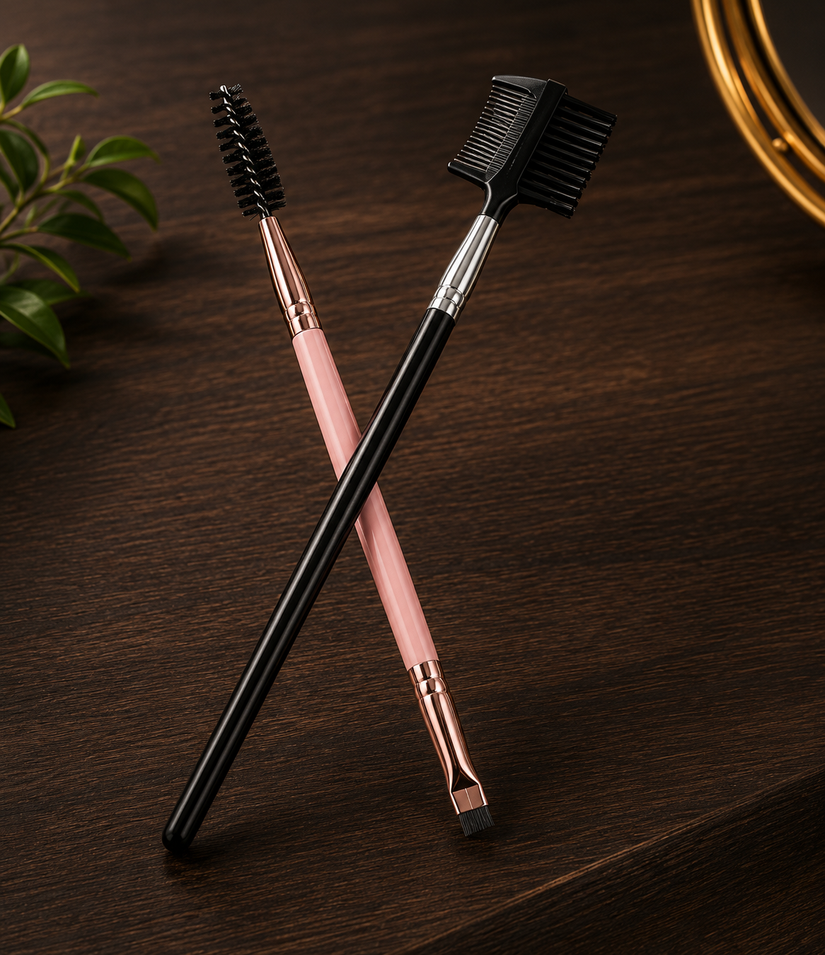 2 piece eyebrow comb kit